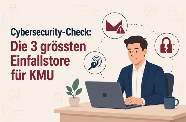 Phishing-Mails, Ransomware, gestohlene Passwörter: Cyberangriffe auf Schweizer KMU nehmen weiter zu.