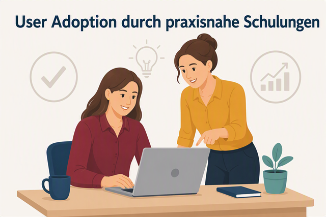 User Adoption durch praxisnahe Schulungen