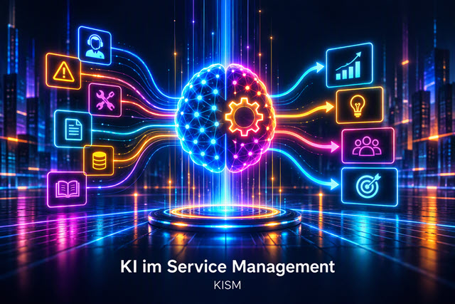 KI im Service-Management: Im Kurs KISM lernen Sie, wie Künstliche Intelligenz Ihr Service-Team entlastet.