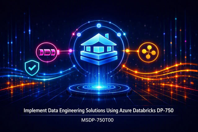 Vom Azure Databricks-Workspace zur produktiven Pipeline: im Kurs DP-750 lernen Sie alles über die Datenverarbeitung mit der zentralen Data-Engineering-Plattform von Microsoft.