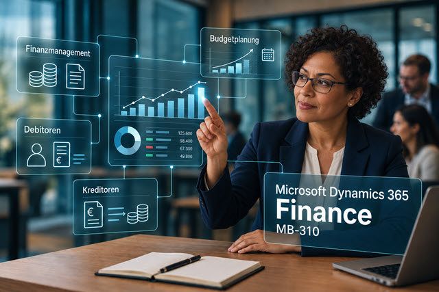 Microsoft Dynamics bietet KI-gesteuerte ERP (Enterprise Resource Planning)- und CRM Anwendungen (Customer Relation Management)