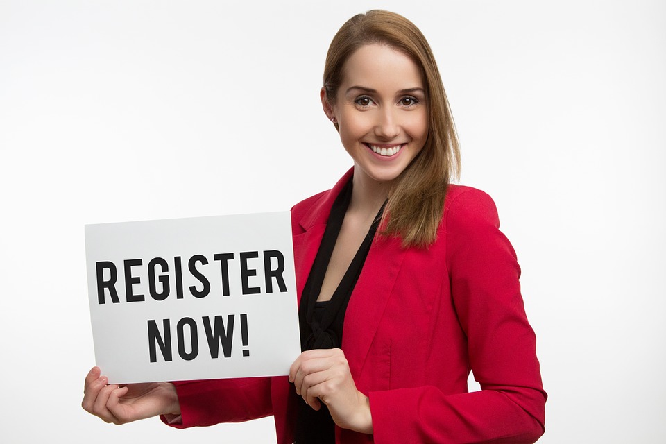 Register now