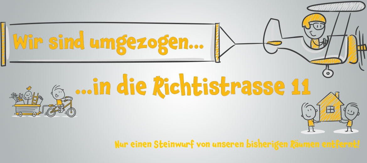 Wir sind umgezogen
